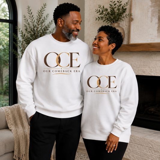 Our Comeback Era OCE Crewneck Sweatshirt | Retro Monogram Logo